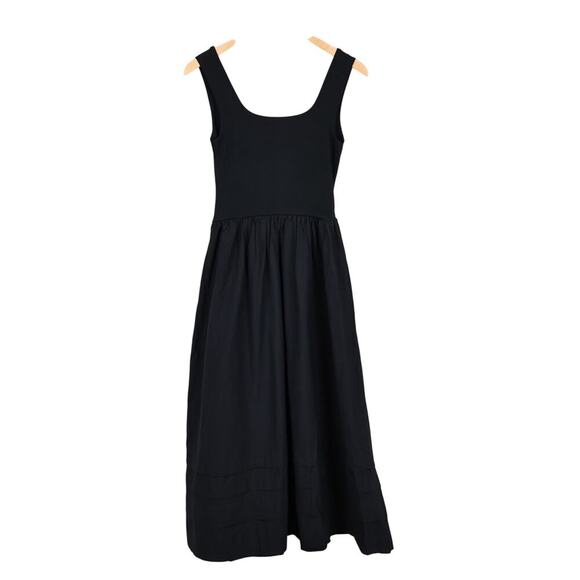 J.Crew Drop Waist Mixy Midi Dress Black Size XS NWT - Picture 7 of 8